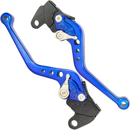 Imagem de Manete de freio embreagem esportivo a tambor YBR125 Factor 2000 a 2016 com manopla par