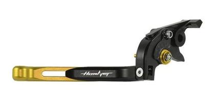 Imagem de Manete Extensível Esportivo Cb 600F Hornet Preto Dourado