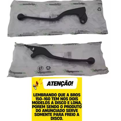 Imagem de Manete Freio Embreagem Falcon Tornado Xre 300 Bros 160 Disco