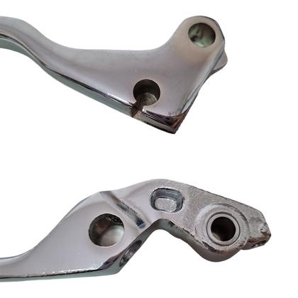 Imagem de Manete (Par) Alumínio Cromado Freio e Embreagem - Alpha Factor - Honda Cb 600f Hornet 2005 a 2007