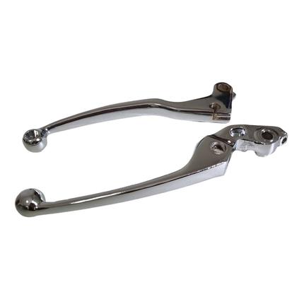 Imagem de Manete (Par) Alumínio Cromado Freio e Embreagem - Alpha Factor - Honda Cb 600f Hornet 2005 a 2007