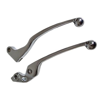 Imagem de Manete (Par) Alumínio Cromado Freio e Embreagem - Alpha Factor - Honda Cb 600f Hornet 2005 a 2007