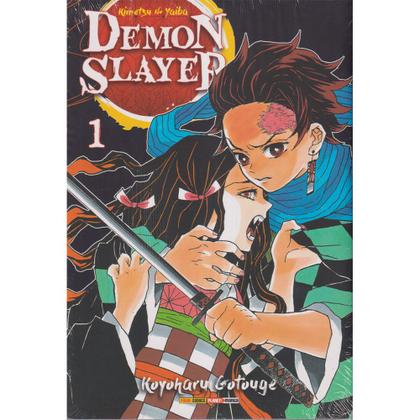 Imagem de Mangá Demon Slayer Kimetsu No Yaiba 2 Volumes Com Pôster