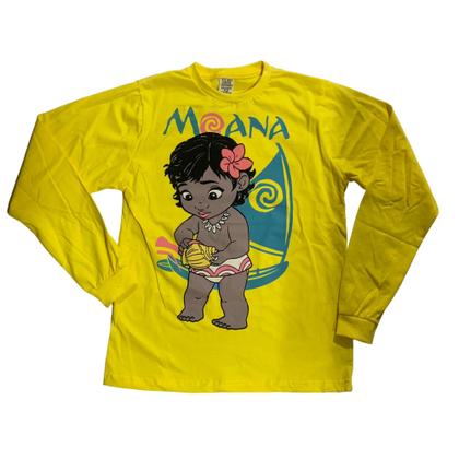 Imagem de Manga Longa Moana Baby Camiseta Blusa Infantil Maj1128