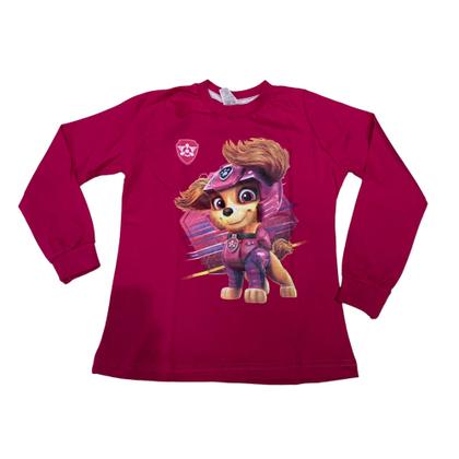 Imagem de Manga Longa Patrulha Canina Sky Camiseta Blusa Infantil Desenho Maj1115