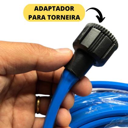 Imagem de Mangueira ANTI-TORÇÃO 30 METROS Não Dobra Chata Resistente Reforçada Para Quintal Casa
