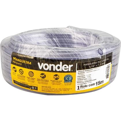 Mangueira Cristal Para NIvel 5/16''X1,3mm Com 15 Metros Vonder Imagem de Mangueira Cristal Para NIvel 5/16''X1,3mm Com 15 Metros Vonder