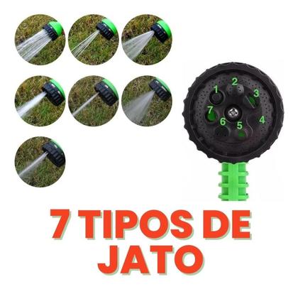 Imagem de Mangueira de Gotejamento Jardim Expansível 7 Jatos 10 Metros