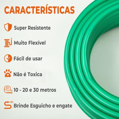 Imagem de Mangueira De Jardim 30 Metros Flexível Para Quintal Casa