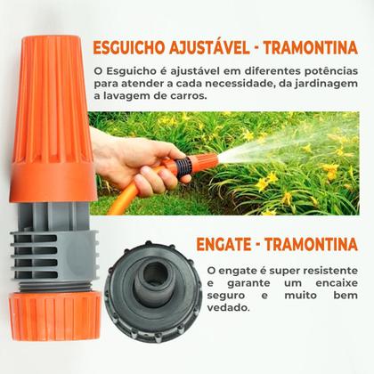 Imagem de Mangueira De Jardim 30 Metros Flexível Para Quintal Casa