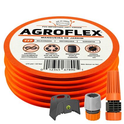 Imagem de Mangueira de Jardim AgroFlex 50Mts e Suporte Tramontina