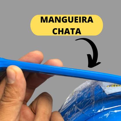 Imagem de Mangueira De Jardim ANTI-TORÇÃO CHATA Resistente Anti-Dobra Antitorção Forte Não Dobra