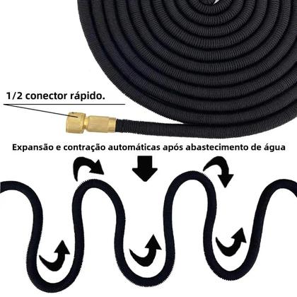 Imagem de Mangueira de Jardim Expansível de Alta Pressão com Aspersor - Conector US3/4