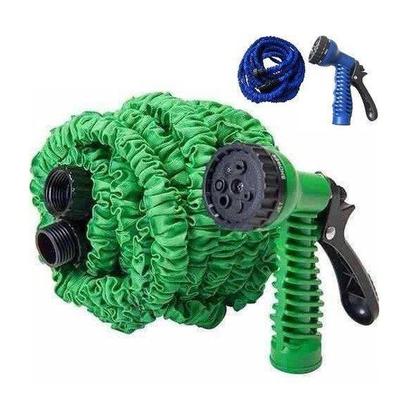 Imagem de Mangueira De Jardim Magica Flexivel Expansivel Elastica 15m - Azul