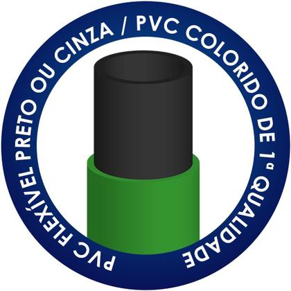 Imagem de Mangueira de Jardim PVC Flexível 10 metros 7/16" Dupla Camada Resistente e Durável