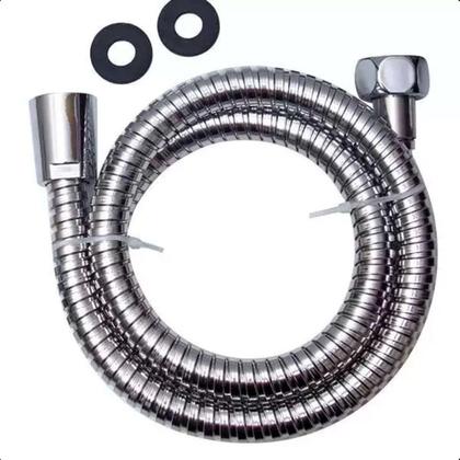 Imagem de Mangueira de Metal Cromado Civitt Para Ducha Higienica 1,90m