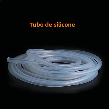 Imagem de Mangueira de Silicone Alimentícia Transparente - 5 Metros - Flexível e Resistente