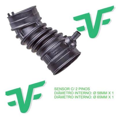 Imagem de Mangueira do filtro ar gm celta corsa 1.0 1.6 1996 a 2004 c/ sensor 2 pinos