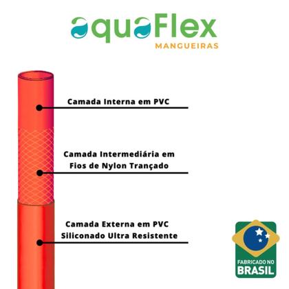 Imagem de Mangueira Doméstica AquaFlex AntiTorção 15M + Suporte