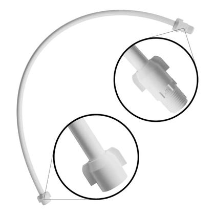 Imagem de Mangueira Engate Flexível 50cm 1/2 C/ Niple P/ Pia Privada