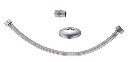 Imagem de Mangueira Engate Flexível Aço Inox 60 Cm 1/2 Entrada Luxo CasaGrande Mundial - Um Novo Conceito.