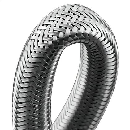 Imagem de Mangueira Engate Flexível Aço Inox 60 Cm 1/2 Entrada Luxo CasaGrande Mundial - Um Novo Conceito.