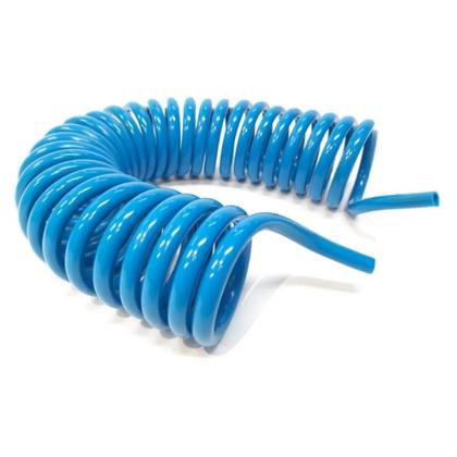 Imagem de Mangueira Espiral Pneumatica Pu 8mm 10 Bar Para Ar Comprimido - 5 Metros para compressor pratica de usar