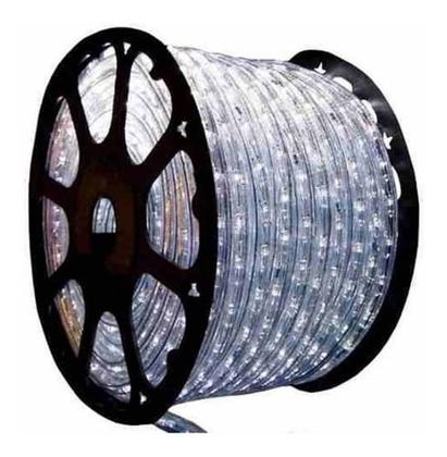 Imagem de Mangueira Fita Led 5050 Branco Frio 100m + 2 Conectores 220v