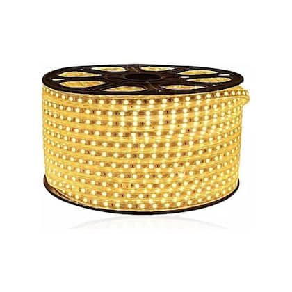 Imagem de Mangueira Fita LED Rolo 100m Branca Frio/Quente 220v Dupla 12mm 15w Casa Comércio Decoração