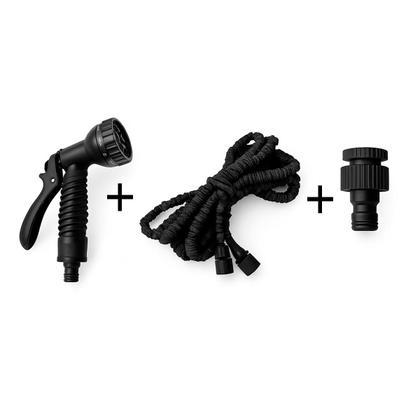 Imagem de Mangueira Flexível Retrátil 15 m  Ideal para Jardim e Carro