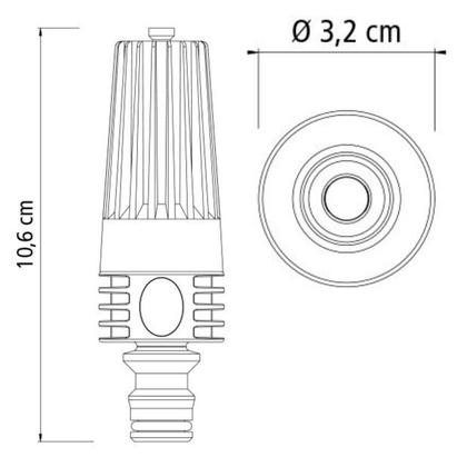 Imagem de Mangueira Jardim 25m Metros + Esguicho Jato Regulável + Engate Rápido 3/4" e 5/8" + Bico P/ Engate Rápido  Kaztec