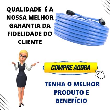 Imagem de Mangueira jardim flexivel 1/2 reforçada anti torção 30 metros