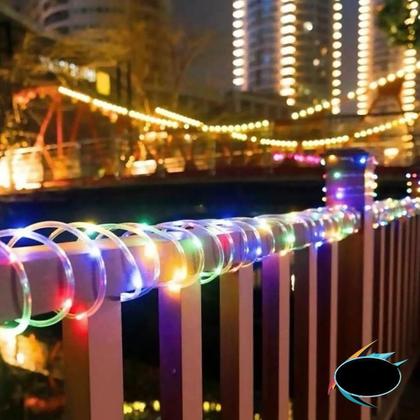 Imagem de Mangueira Led Alto Brilho Decoração Natal 10 Metros Redonda