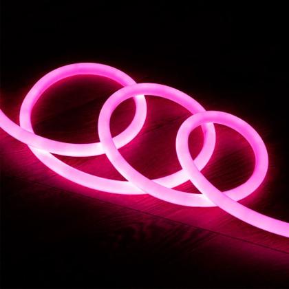 Imagem de Mangueira Led Neon - Rosa - 220V - 5m - 1 unidade - Rizzo