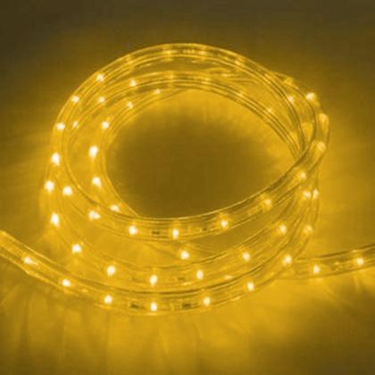 Imagem de Mangueira Luminosa Pisca 162 LEDs Branca Quente 10 Metros