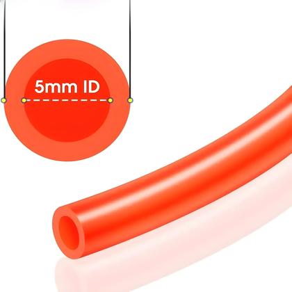 Imagem de Mangueira Pneumática Reta De 3/5/10 Metros Para Compressor De Ar, Tubo PE 5x8mm Com Conexão Rápida