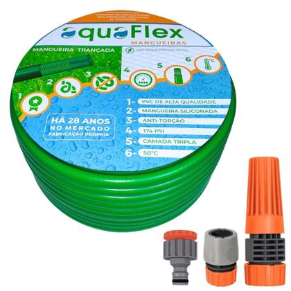 Imagem de Mangueira Quintal Tripla Camada AquaFlex 30M