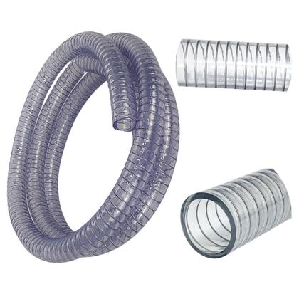 Imagem de Mangueira Sucção Com Mola Aço Atóxica Alimentícia Cerveja 1.1/4 Polegada-30 Metros Londribor