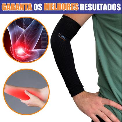 Imagem de Manguito Protetor Alta Compressão Confortável Para Musculação Academia Levantamento de Peso Exercício Funcional Treino Original 