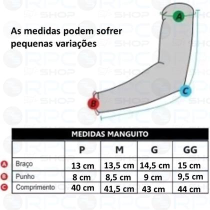 Imagem de  Manguito Protetor Manga Mangote Braço Proteçao UV 50+ Solar Bike Ciclista ciclismo Motoqueiro Volei 