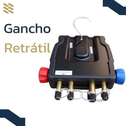 Imagem de Manifold 4 vias digital bluetooth vacuômetro mastercool  