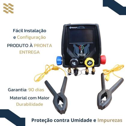Imagem de Manifold 4 vias digital bluetooth vacuômetro mastercool  