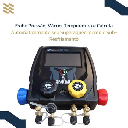 Imagem de Manifold 4 vias digital bluetooth vacuômetro mastercool  