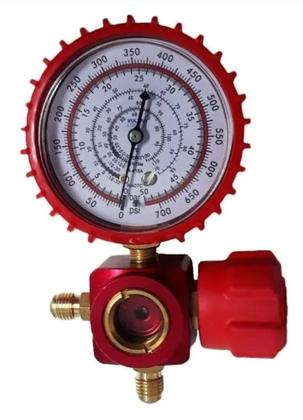 Imagem de Manifold vulkan 1 via alta pressão c/visor  p/r410 r407 r134 r22