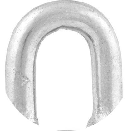 Imagem de Manilha Para Cabo De Aço 3/8 Reta Leve Pino Reforçado Galvanizado