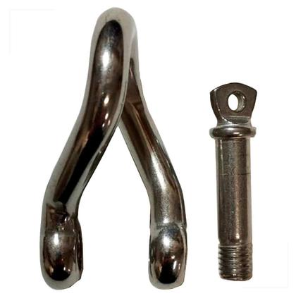 Imagem de Manilha Torcida Curta 10 mm Inox