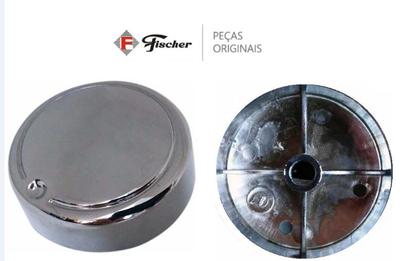 Imagem de Manipulador Botão Forno Elétrico Fischer Cromado Original