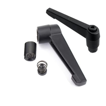 Imagem de Manipulo Alavanca Aperto Trava Ajustave rosca Femea M10 Kit 3