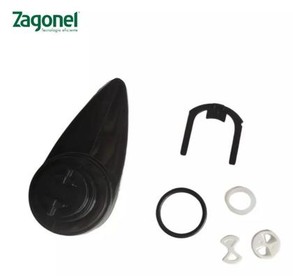 Imagem de Manipulo Reparo do Registro Torneira Prima Black Touch Zagonel