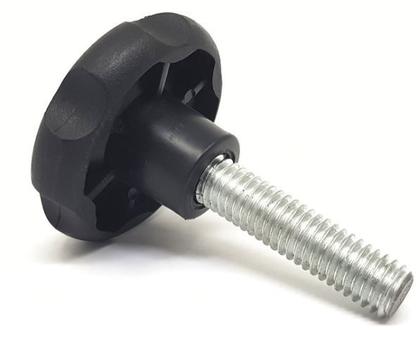 Imagem de Manípulo Termoplástico Macho M8 X 50mm - 4526 - Modelo Margarida